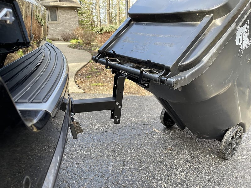 Garbage Commander American Made Premium Single Can Receiver Garbage Hauling Hitch - by - Image 1